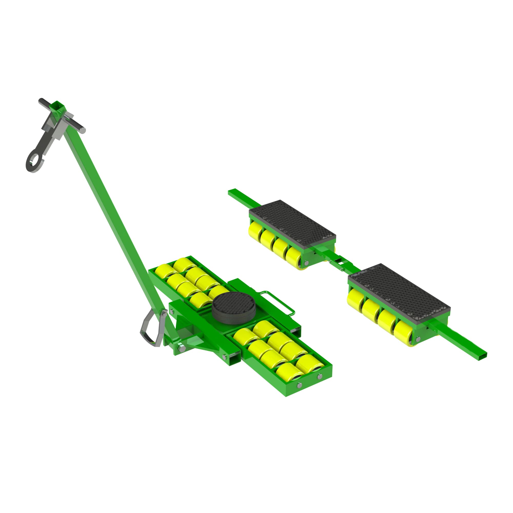 36 Ton Kestamit Teker 3’lü Set Ağır Yük Taşıma Arabası