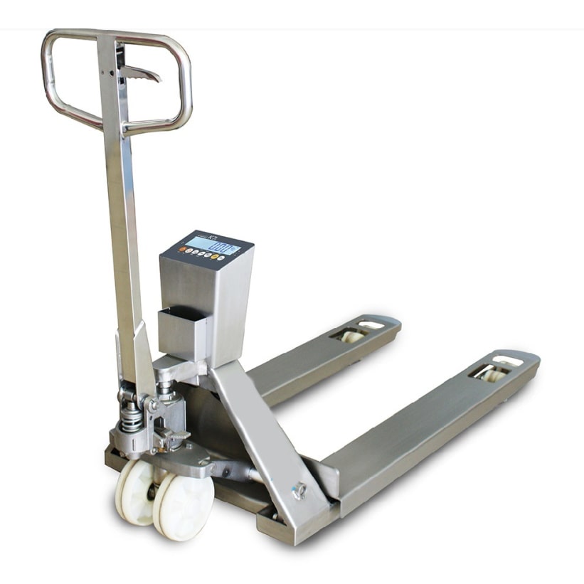 Krom Paslanmaz 316 Kalite Terazili Transpalet