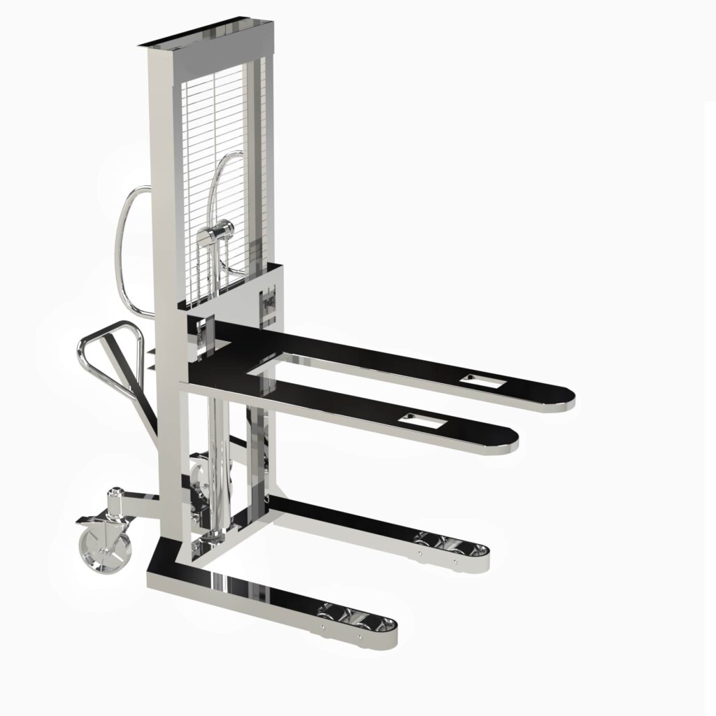 Stainless Steel Chrome Manual Stacker - CSS Europe